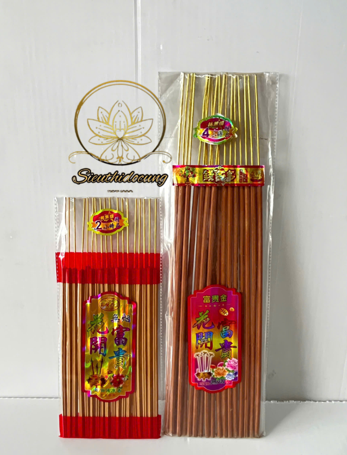 Nhang Nở Hoa Phú Qúy Màu Nâu